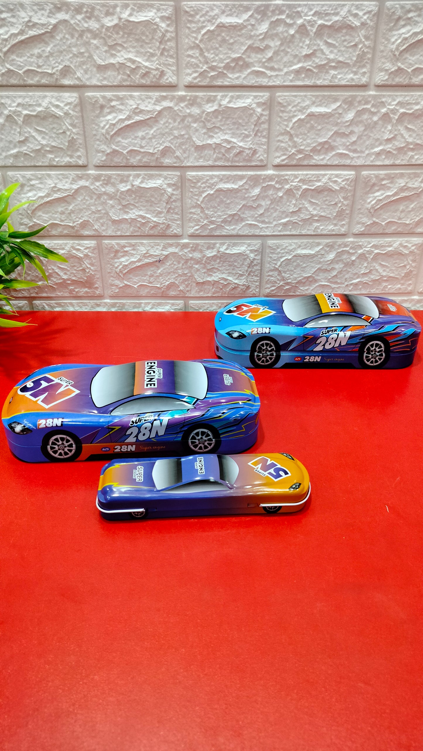 Dual Super Car Pencil Box