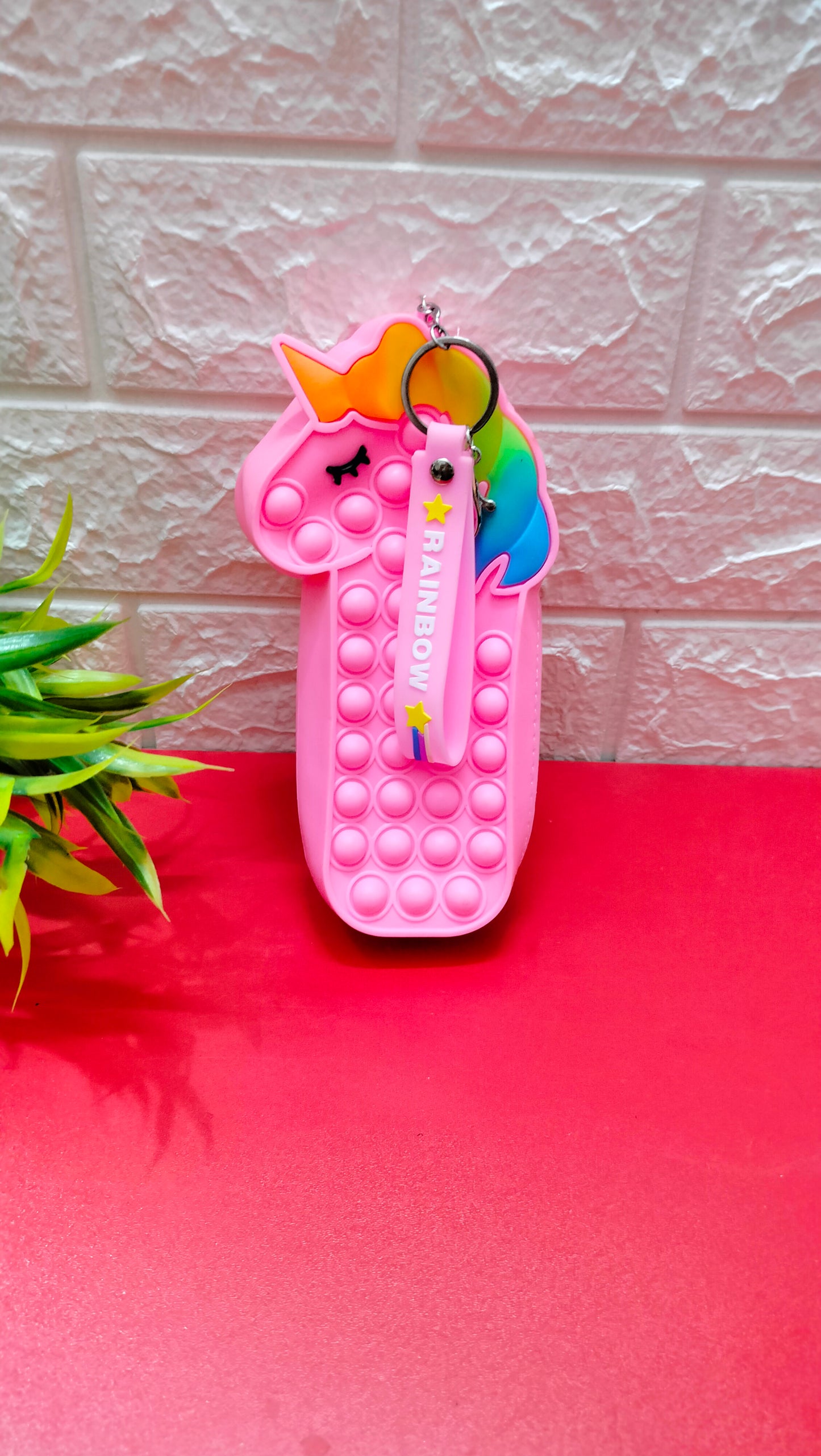 Unicorn Popit stationary pouch