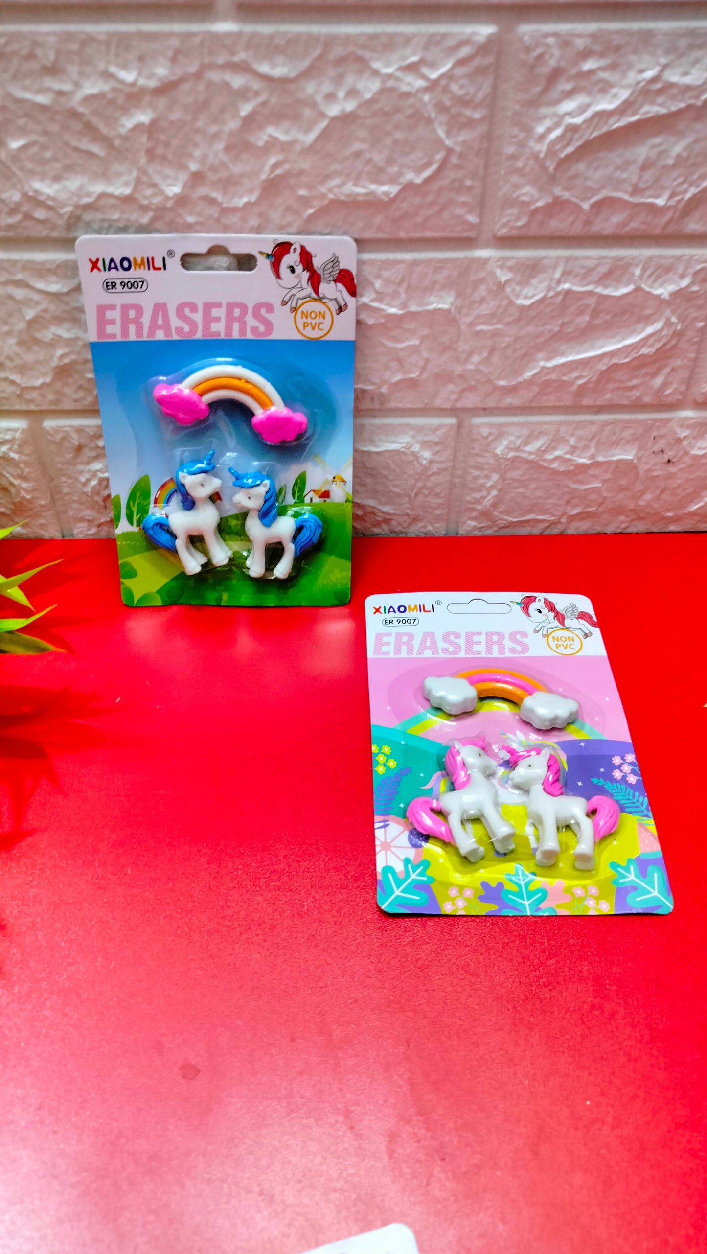 Unicorn Eraser set