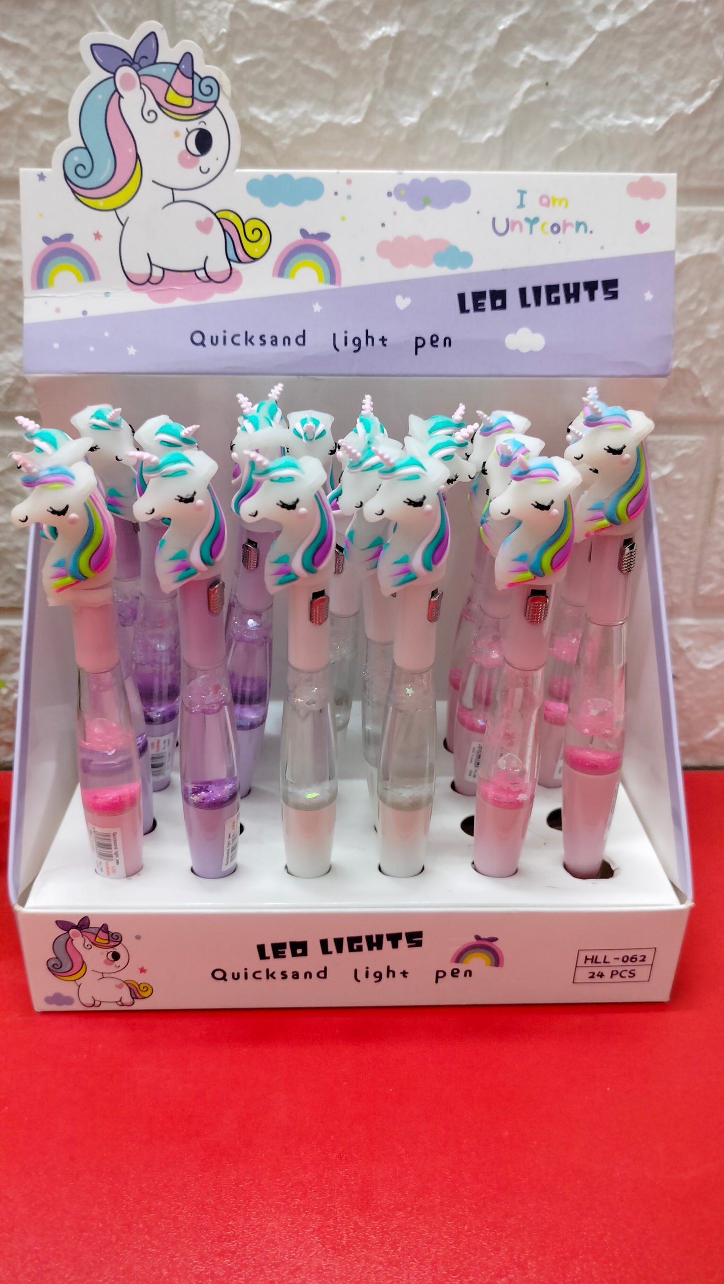 Unicorn LED Glitter Pen