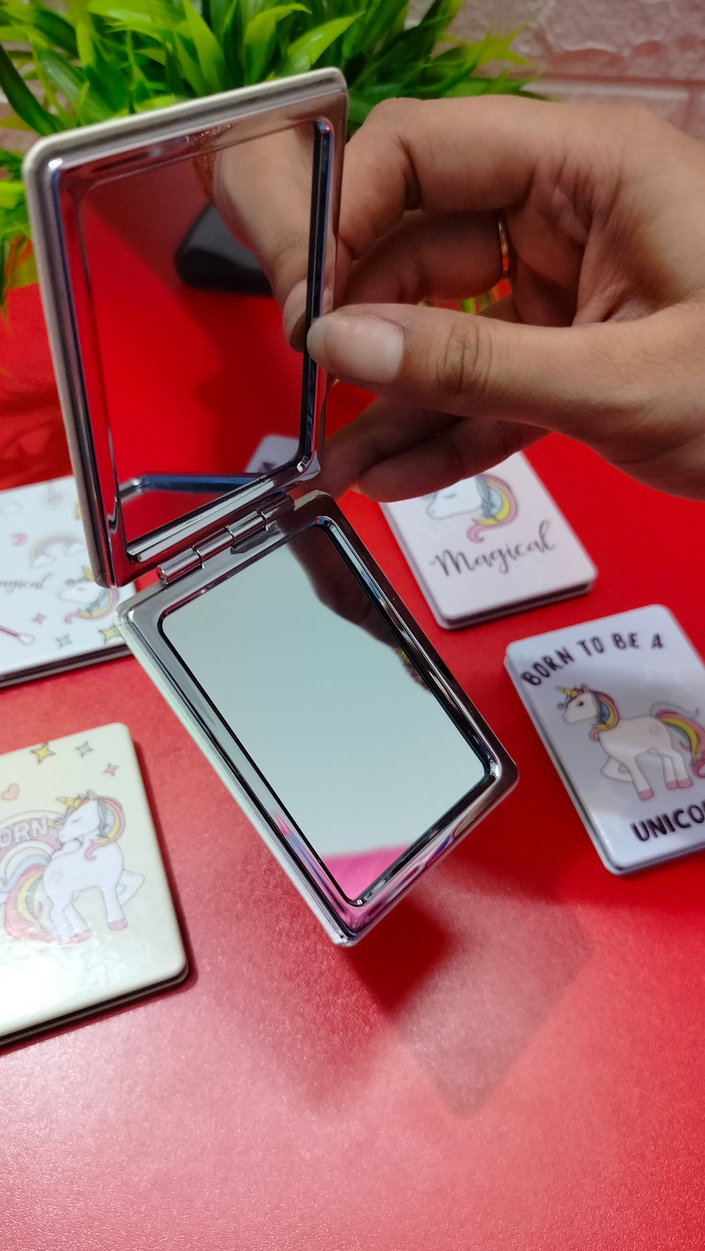 Unicorn Mini Cosmetic Mirror