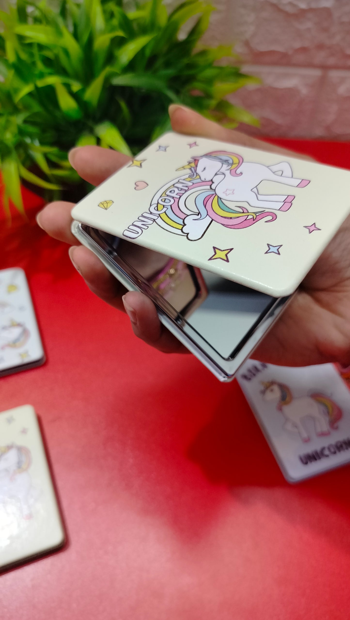 Unicorn Mini Cosmetic Mirror