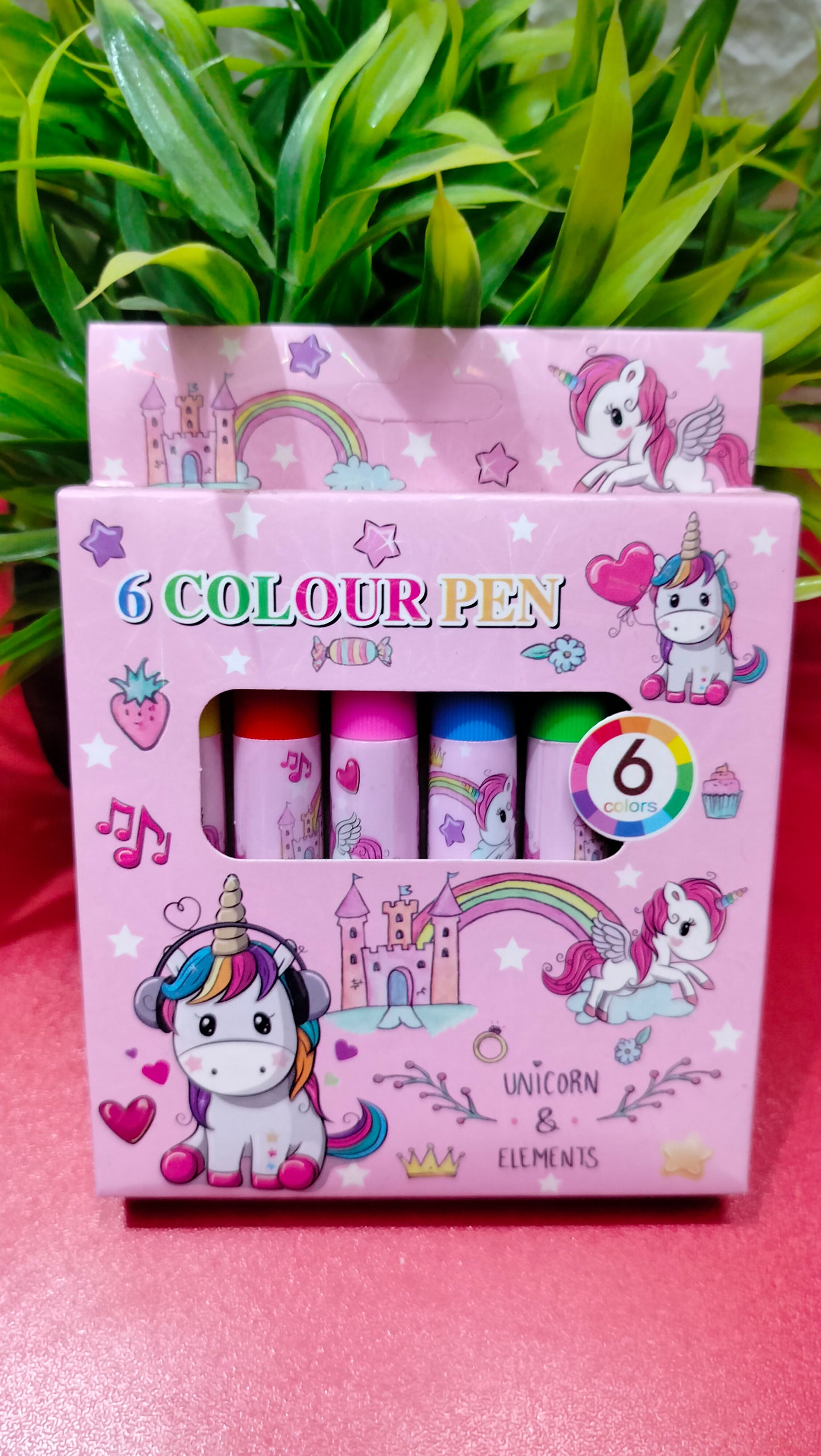 Unicorn Color Pens( Pack of 6)