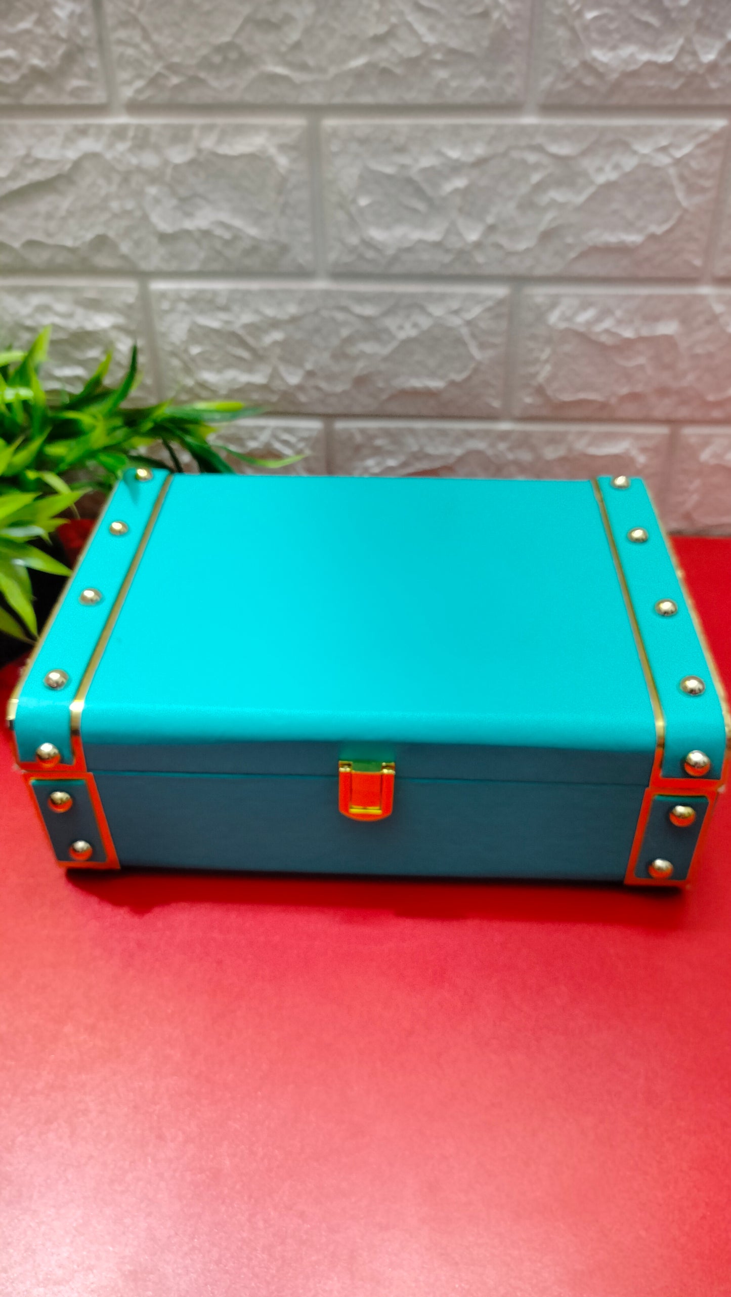 Leather Trunk box