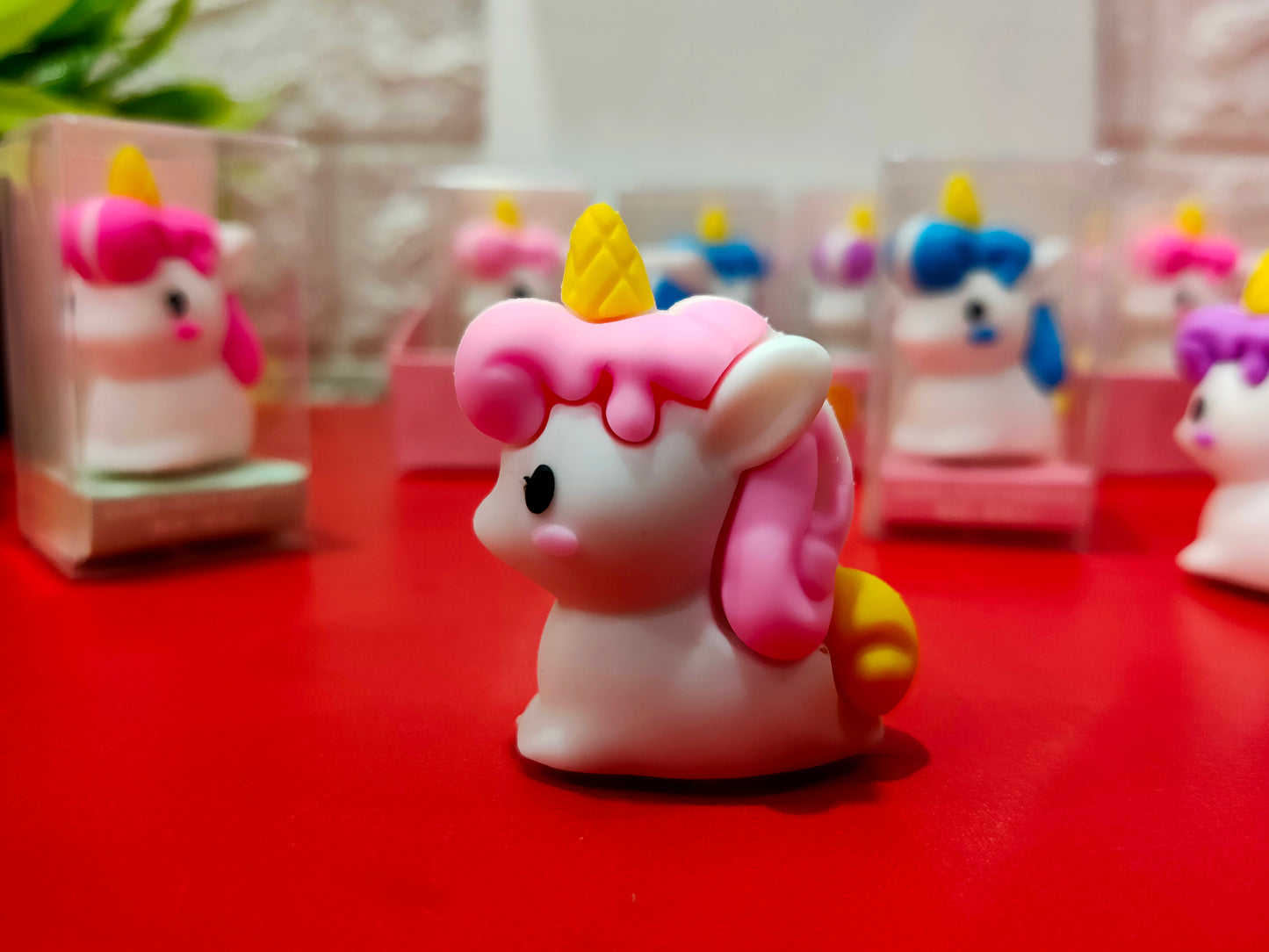 Unicorn eraser cum sharpener